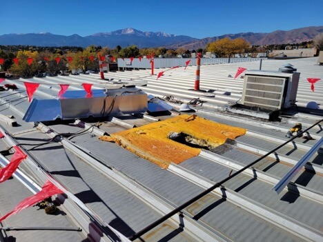You are currently viewing Colorado Springs Commercial Roof Repair Project